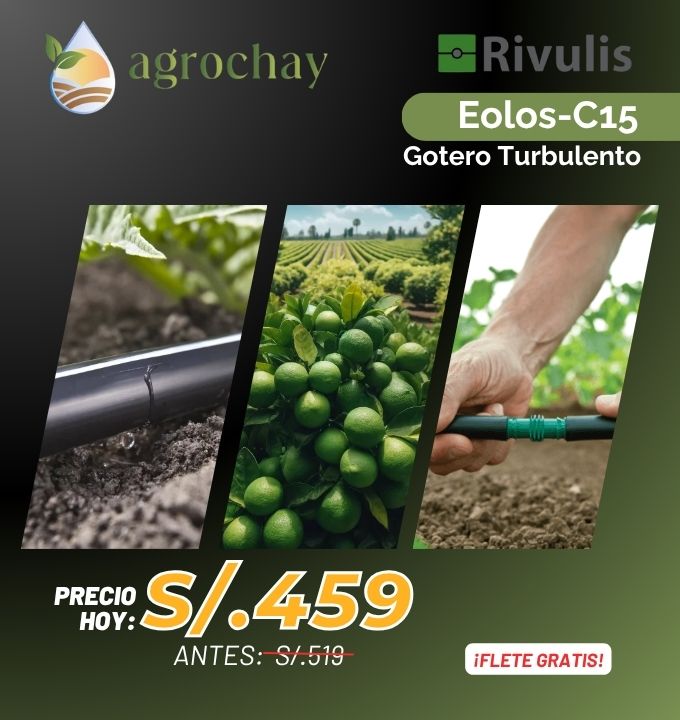 Manguera versátil marca Rivulis "Eolos C15"